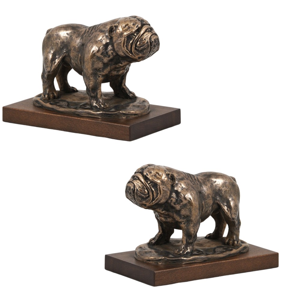 Bulldog figurka na drewnie Art-Dog